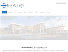 Tablet Screenshot of ernesthealth.com